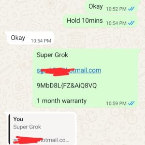 Customer review photo for SuperGrok