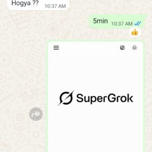Customer review photo for SuperGrok