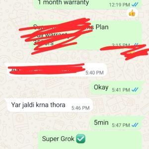 Customer review photo for SuperGrok