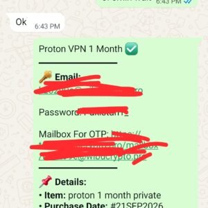 Customer review photo for Proton VPN