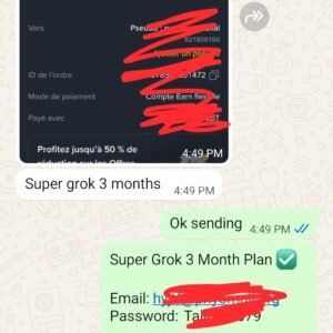 Customer review photo for SuperGrok