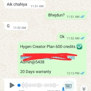 Customer review photo for Heygen Ai