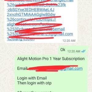Customer review photo for Alight Motion Pro